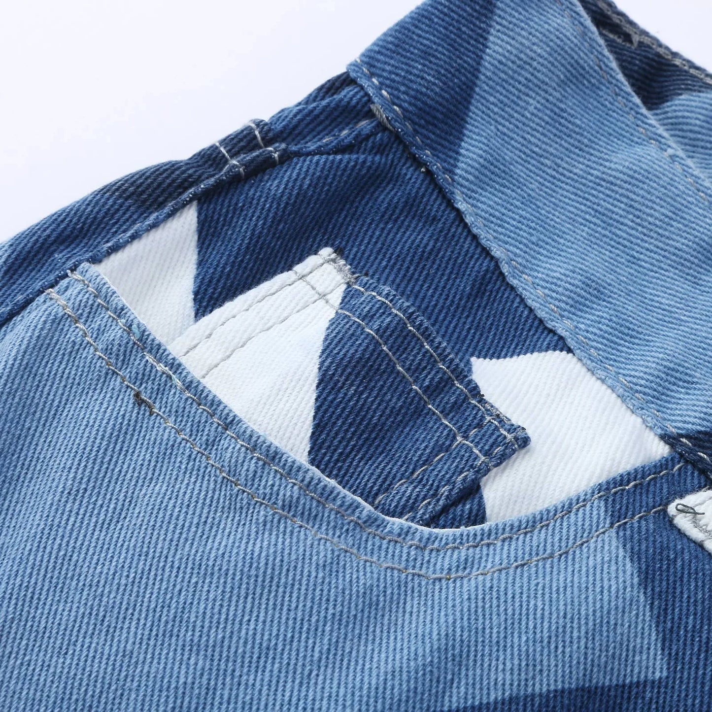 Skarvana Boho Denims by AvenueFinds NYC: High-Waist & Loose-Fit Chic Timeless Patchwork Jeans
