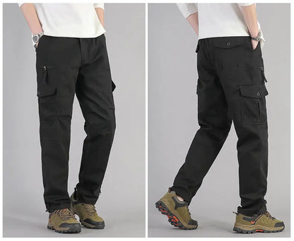 Mens Tactical Pants Cargo Work Pants Heavy Duty Big and Tall Overalls Autumn Construction Trousers Man Sport American Sweatpants