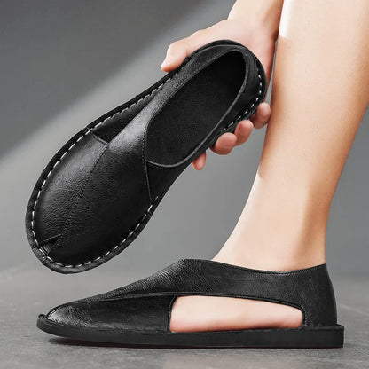 Nomad Calfskin Crossover Sandal