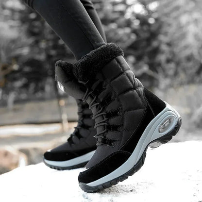 Hexton® Sport by Avenue Finds & Co. - The World's Only Perfect Women's Winter Boots: Waterproof & Lightweight Plush-Lined Boots featuring Ultra-Comfortable Air Cushioning Support & Superior Outsole Grip for Snowy Winter Hikes & Slippery Black Ice