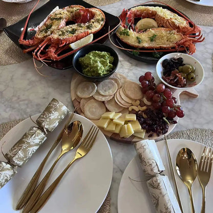 Goldware®: AvenueFinds's Signature Cutlery Set - The Gold Standard in Fine Dining at Home