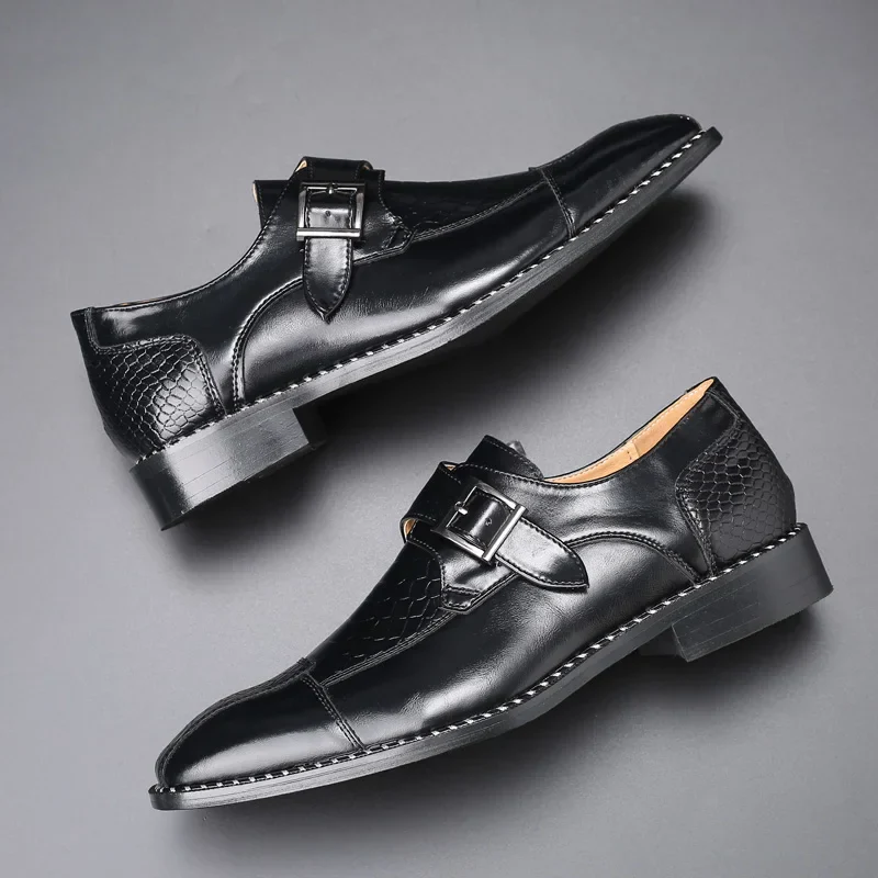 Kensworth Leather Monk Oxfords