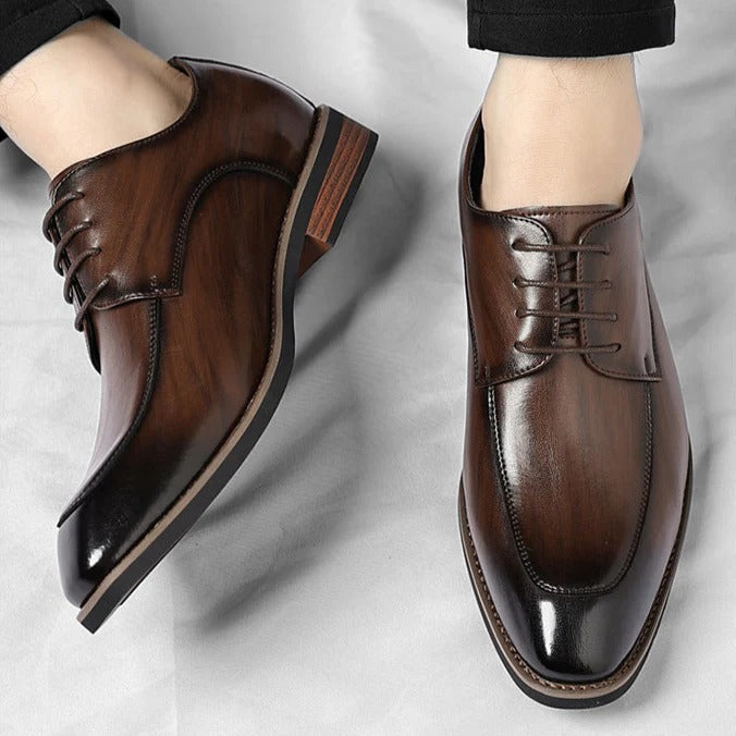 Delvane Classic Leather Oxfords