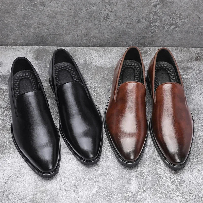 Evendro Genuine Leather Loafers