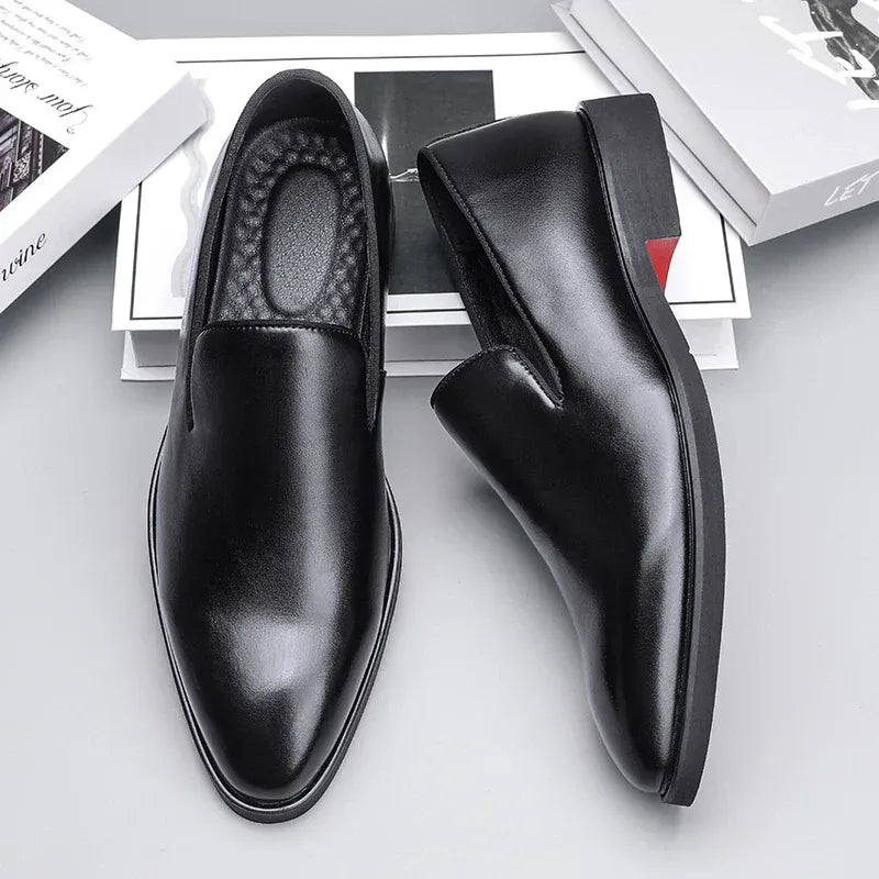 Evendro Genuine Leather Loafers