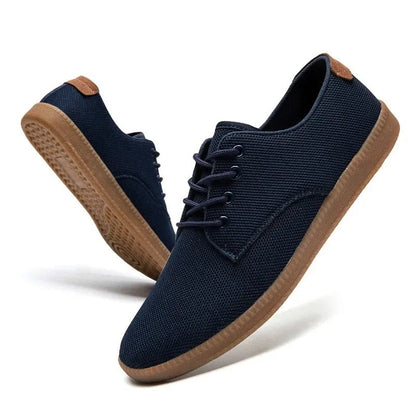 Cade Laced Slip-On Canvas Shoes